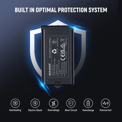 Neewer NB-Q200 Batería de Litio 14.8V 3200mAh para Flash Q200