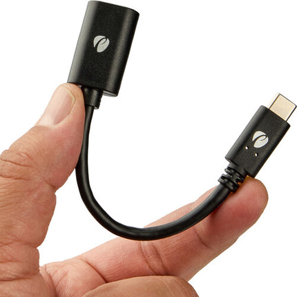 Adaptador Pearstone USB-C 3.2 Gen 2 macho a USB-A hembra 15W 6 pulgadas
