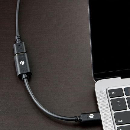 Adaptador Pearstone USB-C 3.2 Gen 2 macho a USB-A hembra 15W 6 pulgadas