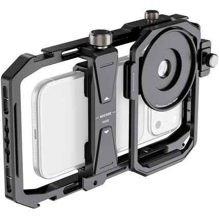 Neewer Universal Phone Cage soporte para móvil 1.7-3.3" con adaptador 17 37 y 67mm