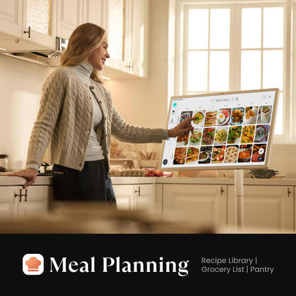 Cozyla 32" Calendar+ Go 4K Monitor 2160p Vertical con Webcam y Control Remoto