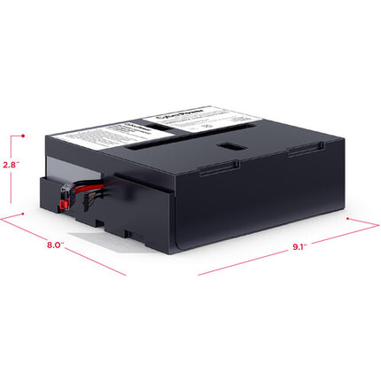 CyberPower RB1250X4 Batería de Repuesto para UPS PR750RT2U con Estuche Antigoteo