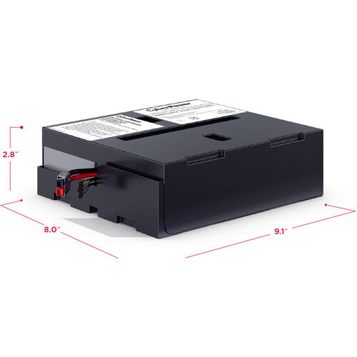CyberPower RB1250X4 Batería de Repuesto para UPS PR750RT2U con Estuche Antigoteo