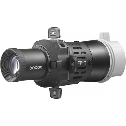 Godox FP-M Kit proyector de flash mini 36° con gobo y bolsa de transporte