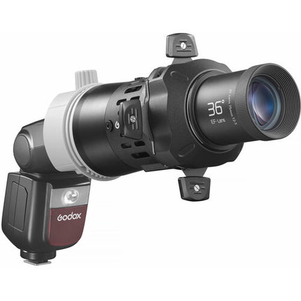 Godox FP-M Kit proyector de flash mini 36° con gobo y bolsa de transporte