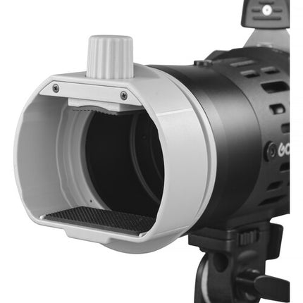 Godox FP-M Proyector Mini Kit de Flash 50° con Juego de Gobos y Bolsa