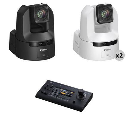Canon CR-N400 Kit 3 cámaras PTZ 4K 12G-SDI Zoom 20x control touchscreen