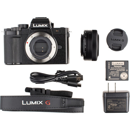Panasonic LUMIX G100D Cámara Sin Espejo 20.3MP UHD 4K 12-32mm Tripode