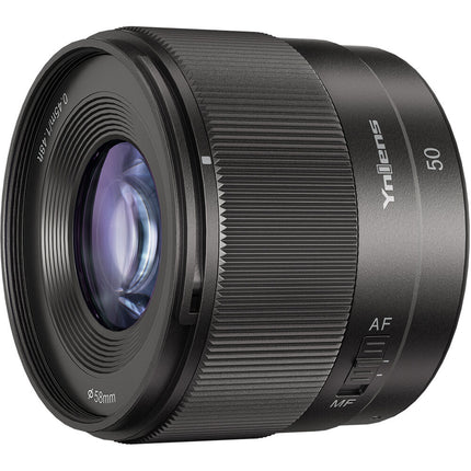 Yongnuo 50mm f/1.8S DA Objetivo para Sony E con motor silencioso y diafragma de 7 hojas