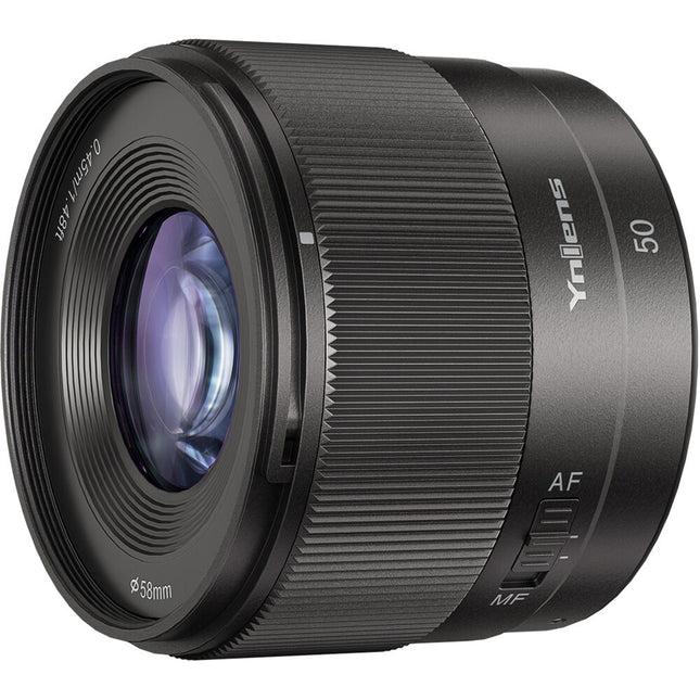 Yongnuo 50mm f/1.8S DA Objetivo para Sony E con motor silencioso y diafragma de 7 hojas
