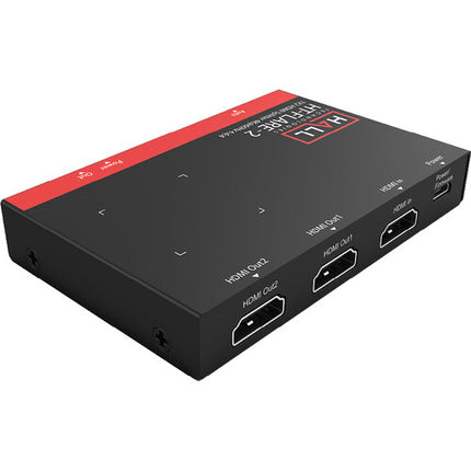 Atlona 1x2 4K60 HDMI Splitter con soporte 18 Gb/s y audio Dolby
