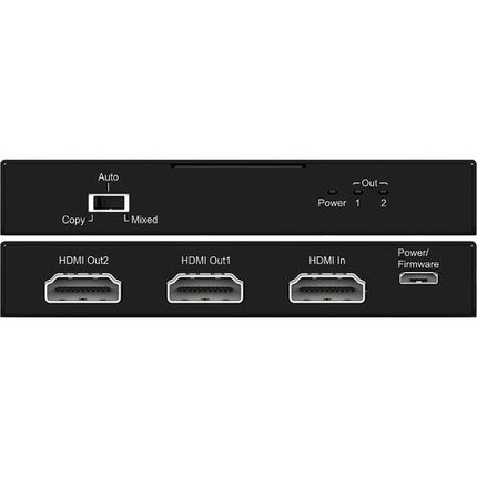 Atlona 1x2 4K60 HDMI Splitter con soporte 18 Gb/s y audio Dolby