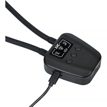 JJC Dual Arm Flexible Macro Light Luz LED Doble 5600K 10 Niveles de Brillo