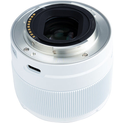 Yongnuo 50mm f1.8S DA Objetivo para Sony E Blanco con Motor Ultrasilencioso y Apertura f1.8