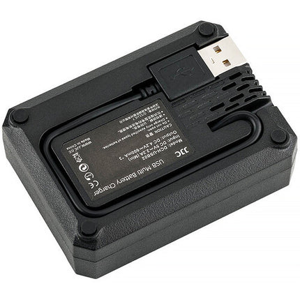 Cargador múltiple JJC USB-A para tres baterías con indicador LED