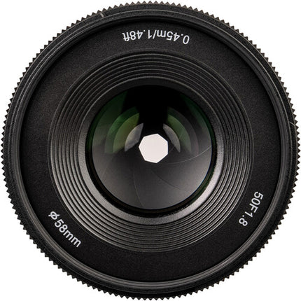 Yongnuo 50mm f/1.8S DA Objetivo para Sony E con motor silencioso y diafragma de 7 hojas