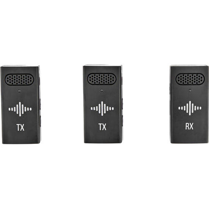 3 Legged Thing STR3AMCASE Sistema Micrófono Inalámbrico 3 Personas 164ft USB-C 3.5mm
