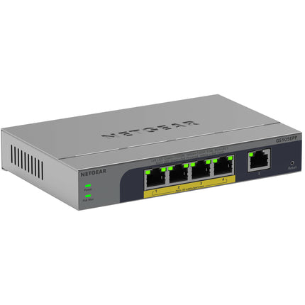 Netgear GS105EPP Switch de Red Gestionado 5 Puertos Gigabit 120W PoE+