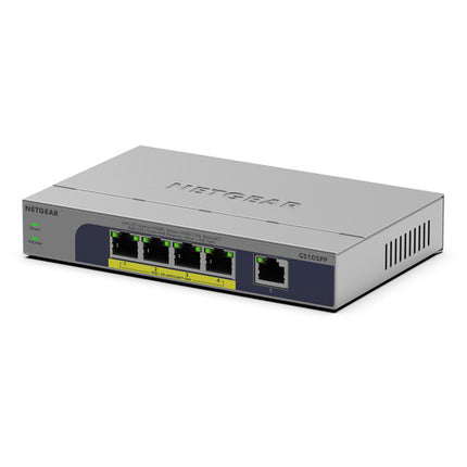 Netgear GS105PP Switch de Red No Gestionado 5 Puertos Gigabit 83W PoE+
