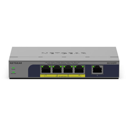 Netgear GS105PP Switch de Red No Gestionado 5 Puertos Gigabit 83W PoE+