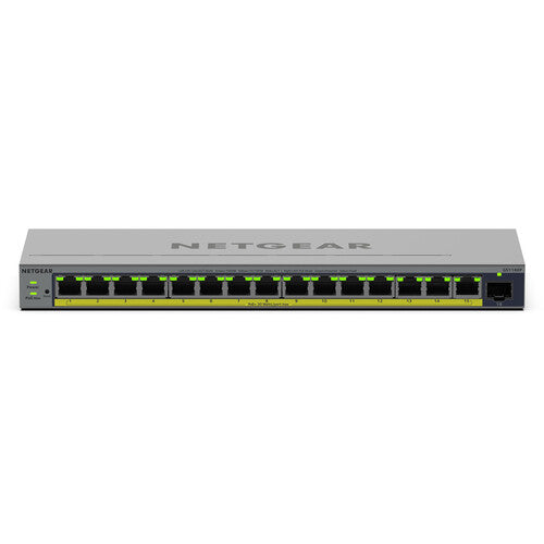 Netgear GS116EP Switch de Red Gestionado 16 Puertos Gigabit PoE+ 180W