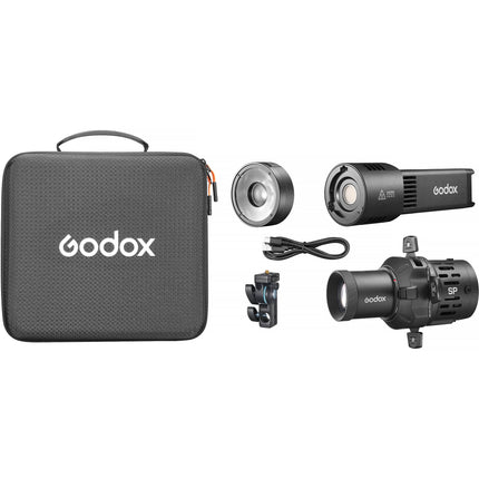 Godox RS100R Luz LED RGB con Kit de Proyección 15900 Lux 1800-10000K