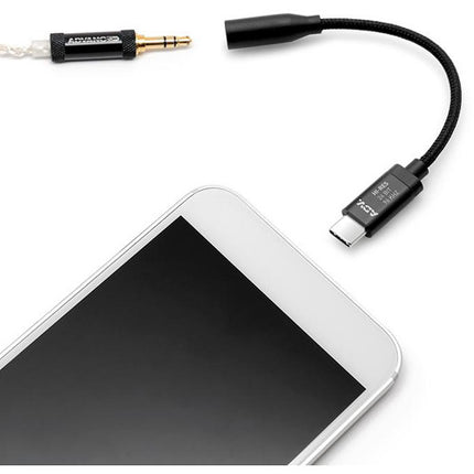 ADV. Accessport Lite USB-C DAC Amplificador Negro 24-Bit 96 kHz 3-Pack