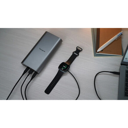 Targus Power Bank portátil 25000mAh carga rápida 100W USB-C con cable