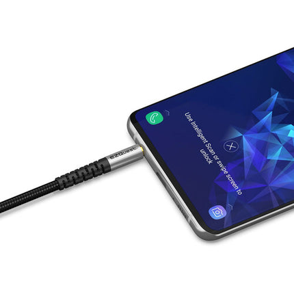 EZQuest DuraGuard Cable de Audio Estéreo 3.5mm TRS 2m Nylon Trenzado