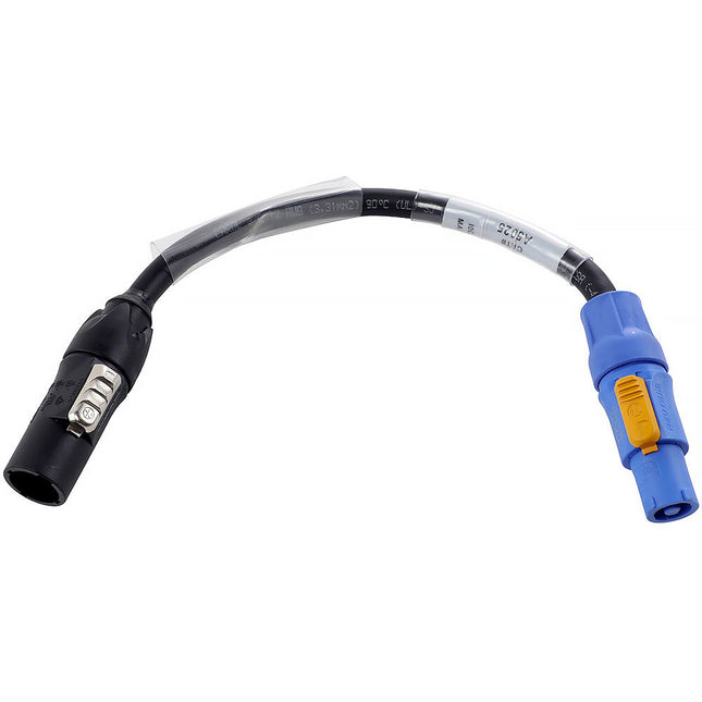 Lex Products TRUE1 a powerCON Azul Adaptador 12" 20A 125V