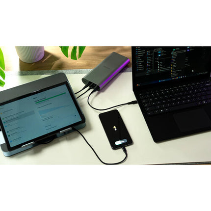 Targus Power Bank portátil 140W 24000 mAh carga rápida USB-C cargador