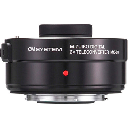 OM SYSTEM MC-20 M.Zuiko Digital Teleconvertidor 2x Montura Micro Cuatro Tercios Montaje Metálico