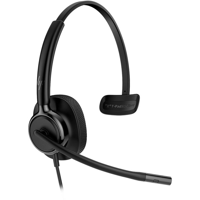 HP POLY Mission 415 Auricular Mono USB con micrófono cancelación ruido y dial 32 mm