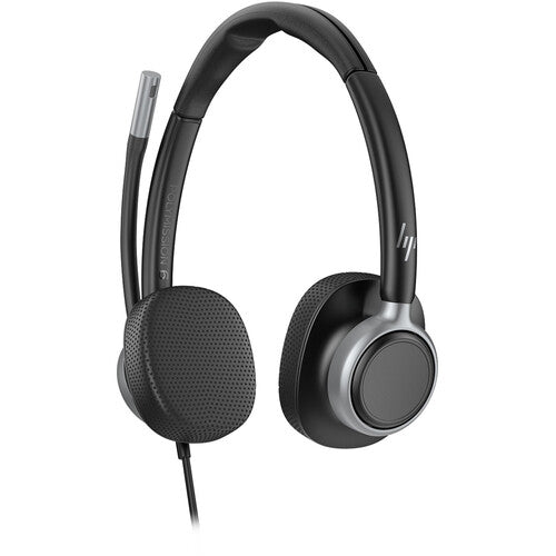 HP POLY Mission 625 Auriculares USB Estéreo 32mm Cancelación Ruido con Estuche