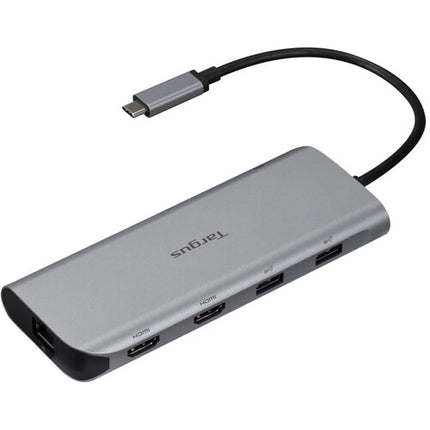Targus Estación de Acoplamiento 140W Dual HDMI 4K con Lector SD y microSD