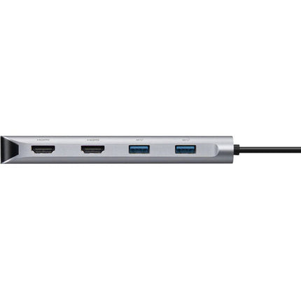 Targus Estación de Acoplamiento 140W Dual HDMI 4K con Lector SD y microSD