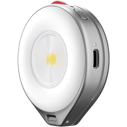 TELESIN Luz Magnética 2 en 1 para Smartphone 5000 Lux 33.3 Pies Alcance