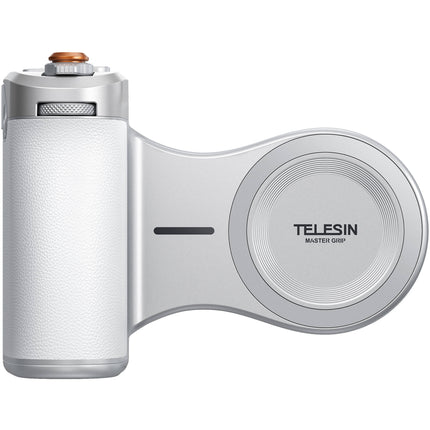 TELESIN Mango Magnético Master para iPhone 12 y Superior Blanco 3200mAh