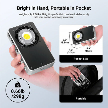Neewer FS60B Luz LED de Video Bi-Color 60W 2700-6500K con Reflector y Difusor