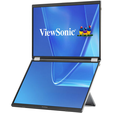 ViewSonic Monitor portátil plegable de 14" IPS 1200p pantalla dual