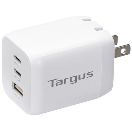 Targus 65W GaN Cargador de Pared USB 3 Puertos con Cable USB-C 3.3'