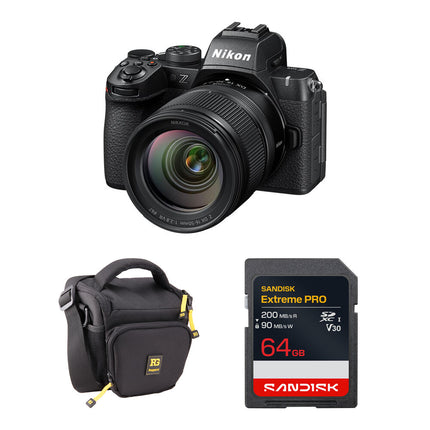 Nikon Z50 II Cámara Sin Espejo 20.9MP 4K 16-50mm f2.8 con Bolsa y Tarjeta 64GB