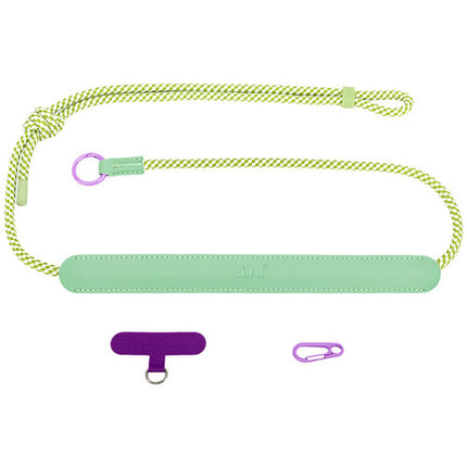 JJC APC Correa de Cuello Ajustable 37.8-47.6" para Cámaras de Acción Morado Verde