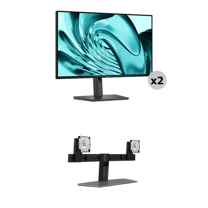 Dell Dual Dell Pro P 24" Monitor Full HD IPS 120 Hz con Soporte Dual