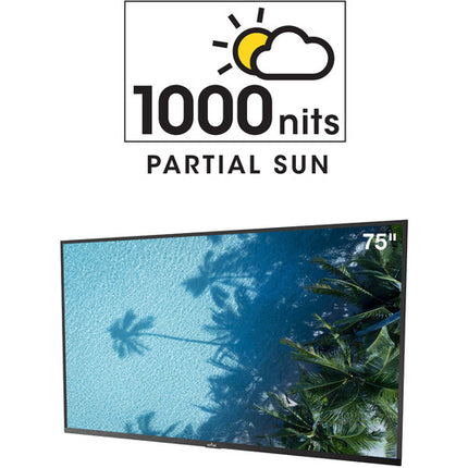 NEPTUNE Partial Sun 75" TV LED Exterior 4K HDR UHD 1000 nits 60Hz