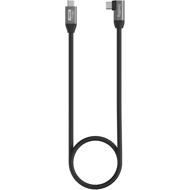 SmallRig Cable USB4 Ángulo Derecho 1 Metro 40 Gb/s 240W PD