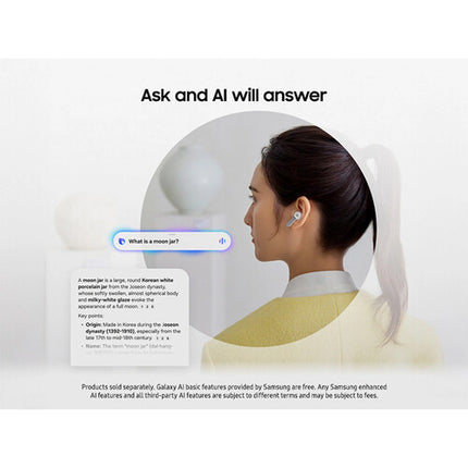 Samsung Galaxy Buds4 Pro Auriculares con Cancelación Activa de Ruido IP57 Blanco