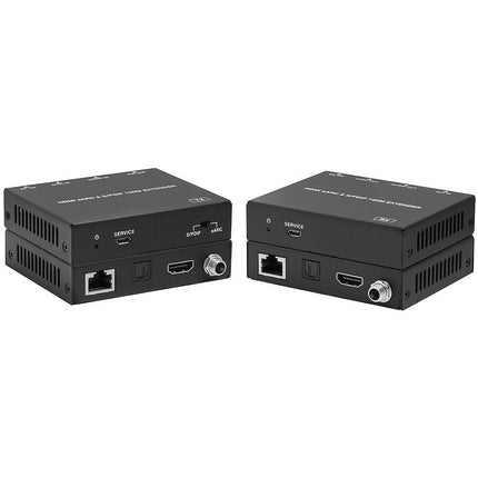 KanexPro Extensor HDMI eARC y Audio Óptico sobre Cable Cat 328 pies Kit con Transmisor y Receptor