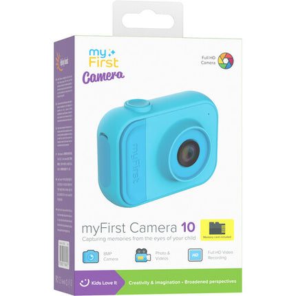 myFirst Kids Mini Digital Camera 10 Azul Cámara digital para niños 5MP 1080p con pantalla 2 pulgadas
