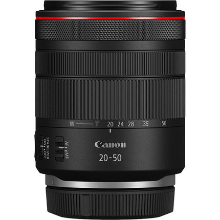 Canon RF 20-50mm f4 L IS USM PZ Lente zoom estabilizador y macro 9.5"